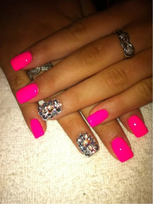 Different Color Nail Designs
 Neon Wedding e Nail Different Color Trend