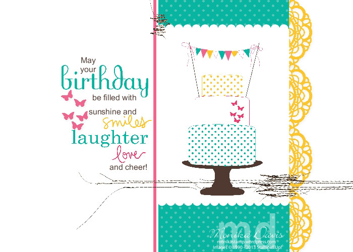 Digital Birthday Card
 My Digital Studio Birthday Cards – Stamping To her At