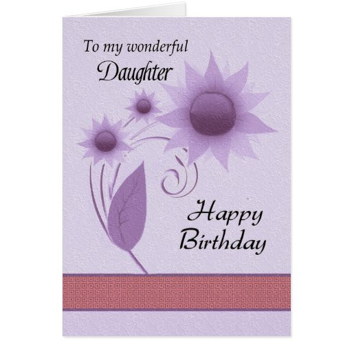 Digital Birthday Card
 Daughter Happy Birthday Digital Floral Card