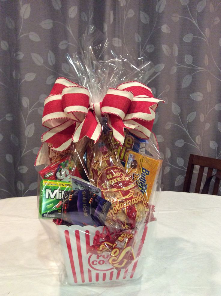 Dinner And A Movie Gift Basket Ideas
 1000 images about Dinner And A Movie Gift Basket on