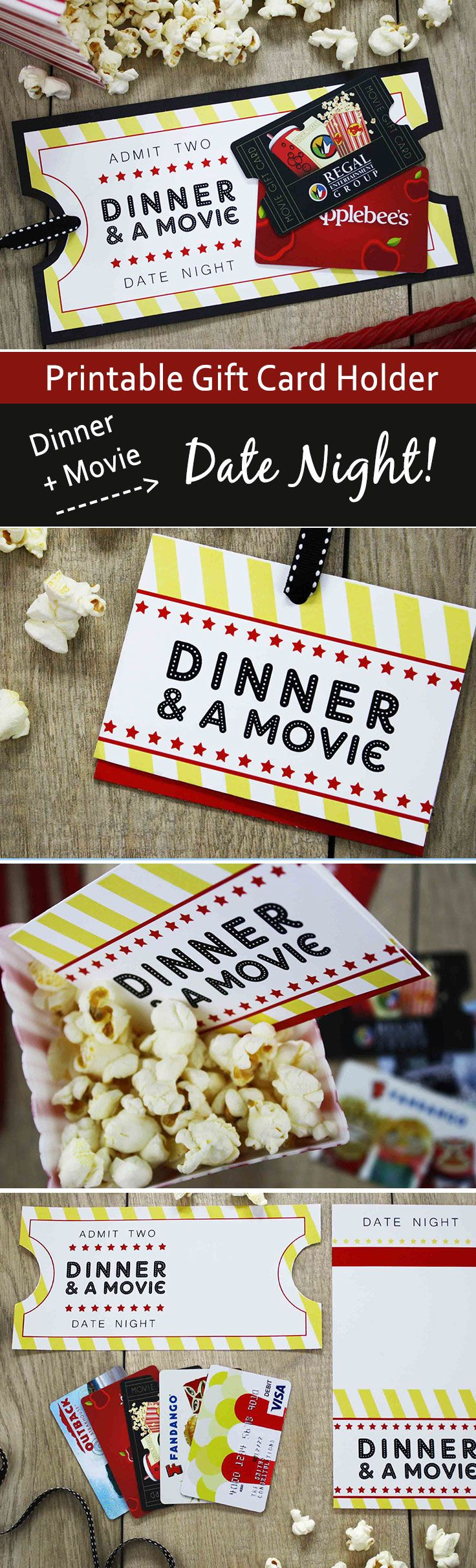 Dinner And A Movie Gift Basket Ideas
 This wedding t card holder is perfect for holding t