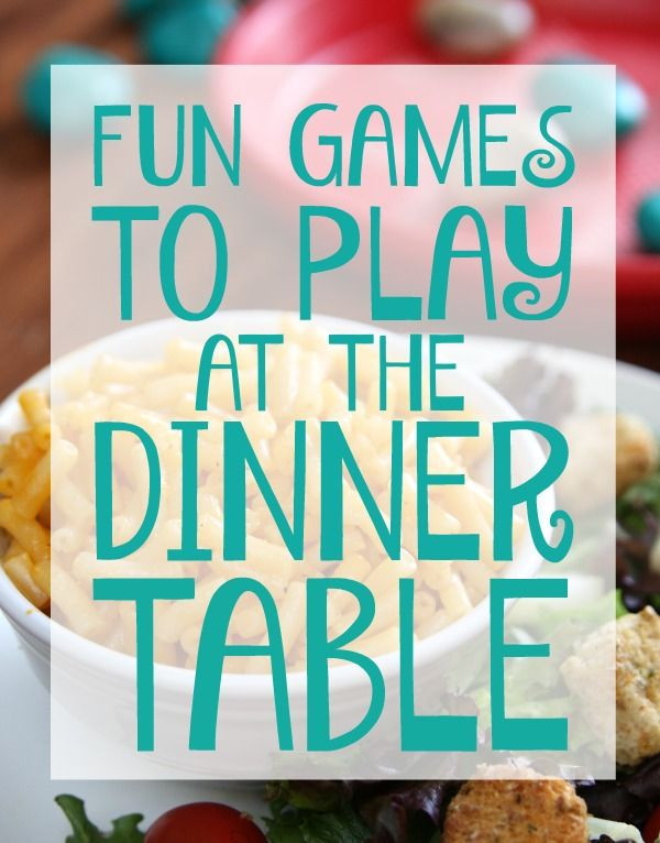 Dinner Party Game Ideas
 Fun Games to Play at the Dinner Table