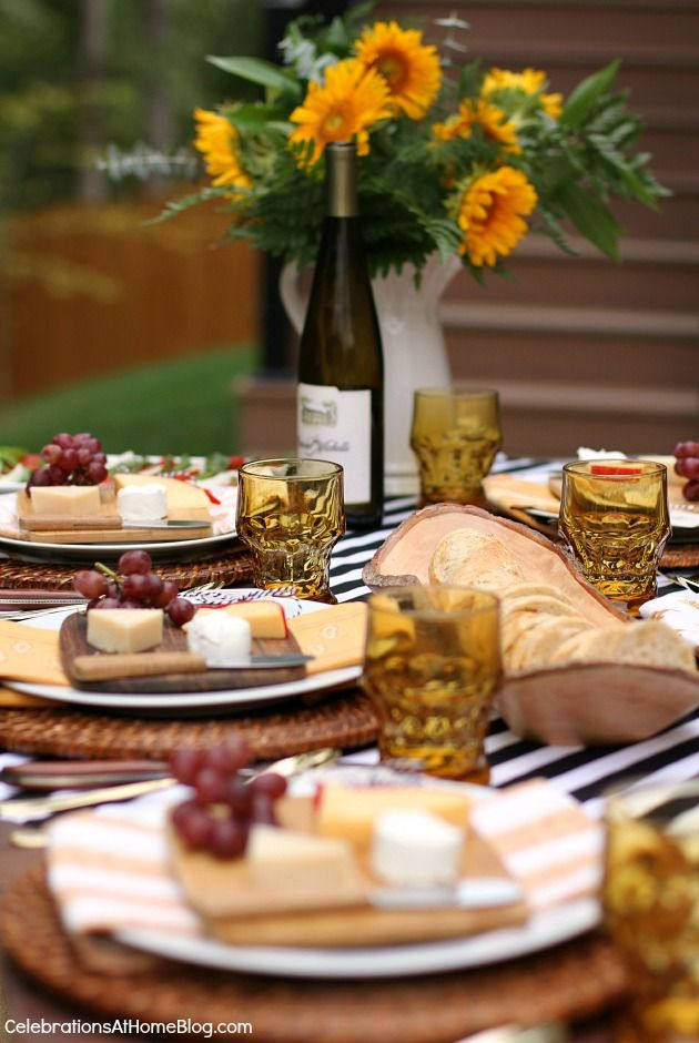 Dinner Party Ideas For Summer
 Transitional Dinner Party Summer into Fall