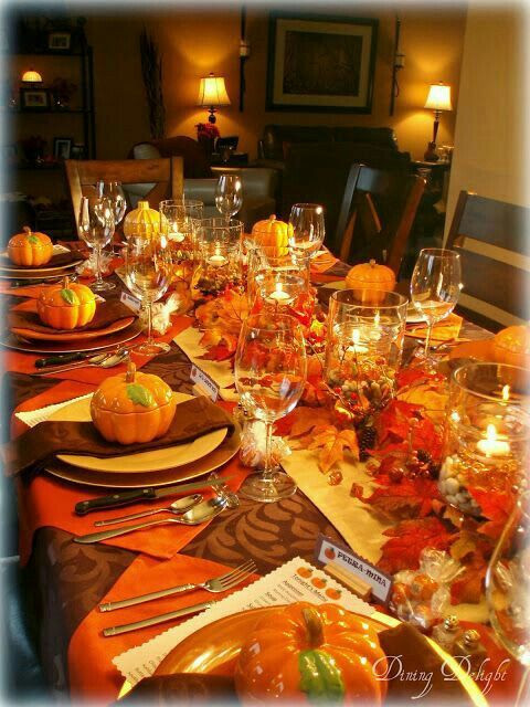 Dinner Party Table Settings Ideas
 Thanksgiving table setting
