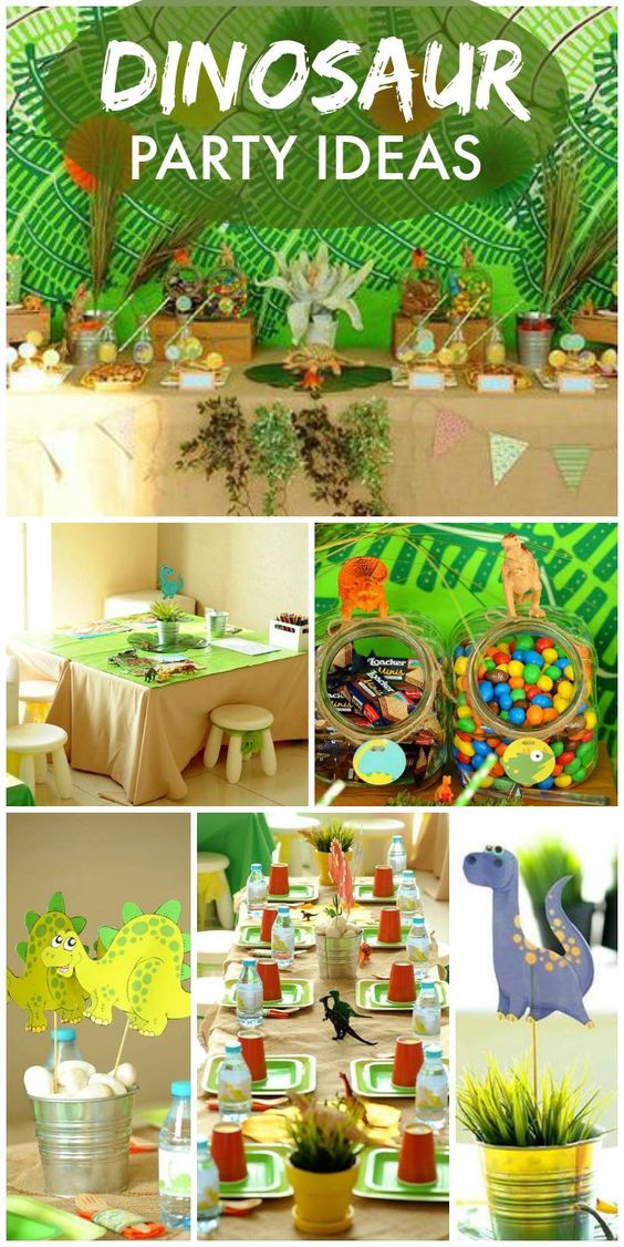 Dinosaur Birthday Party Decorations
 Dinosaurs Party activities and Boy birthday parties on