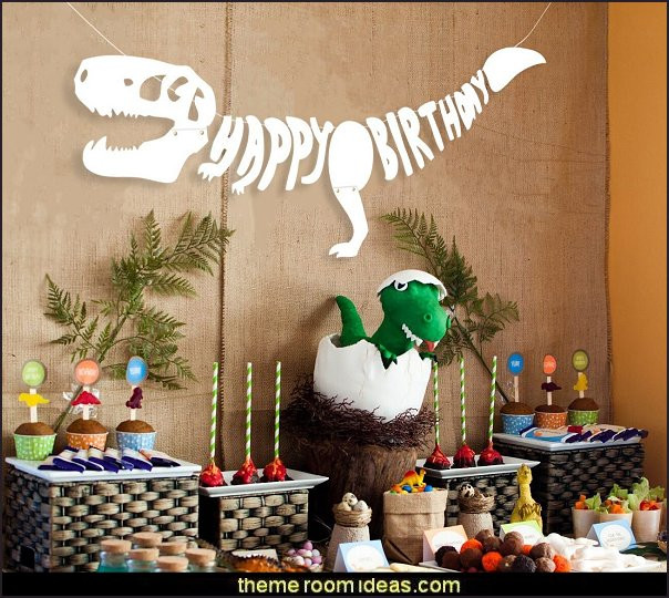 Dinosaur Birthday Party Decorations
 Decorating theme bedrooms Maries Manor dinosaurs