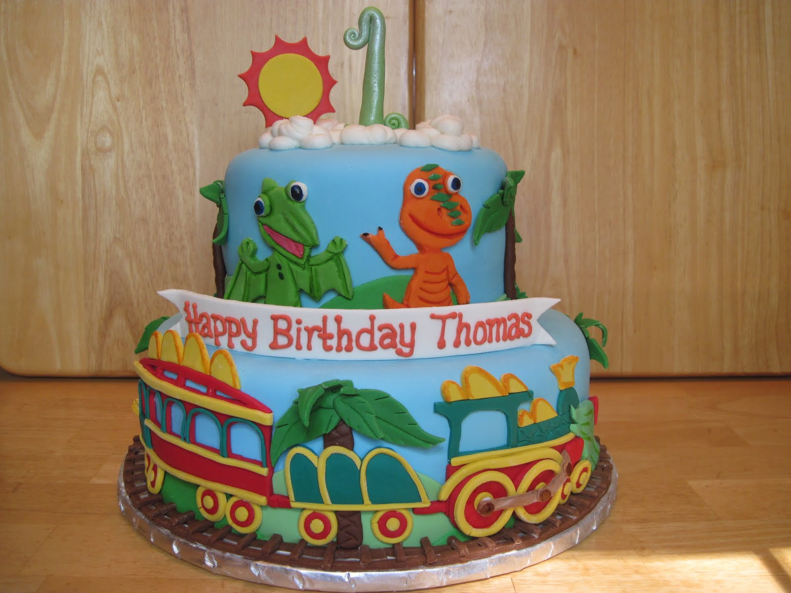Dinosaur Train Birthday Cake
 Heather s Cakes and Confections Dinosaur Train