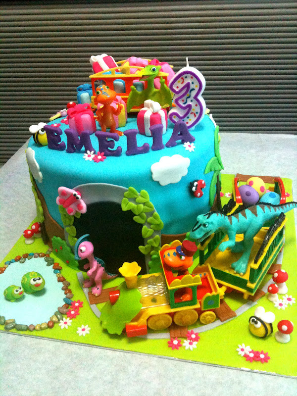 Dinosaur Train Birthday Cake
 Oven Creations Happy 3rd Birthday Emelia