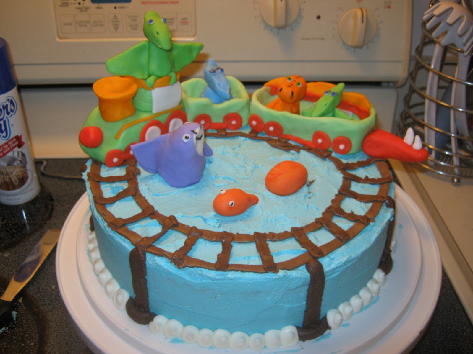 Dinosaur Train Birthday Cake
 dinosaur train – Cakes By Katie
