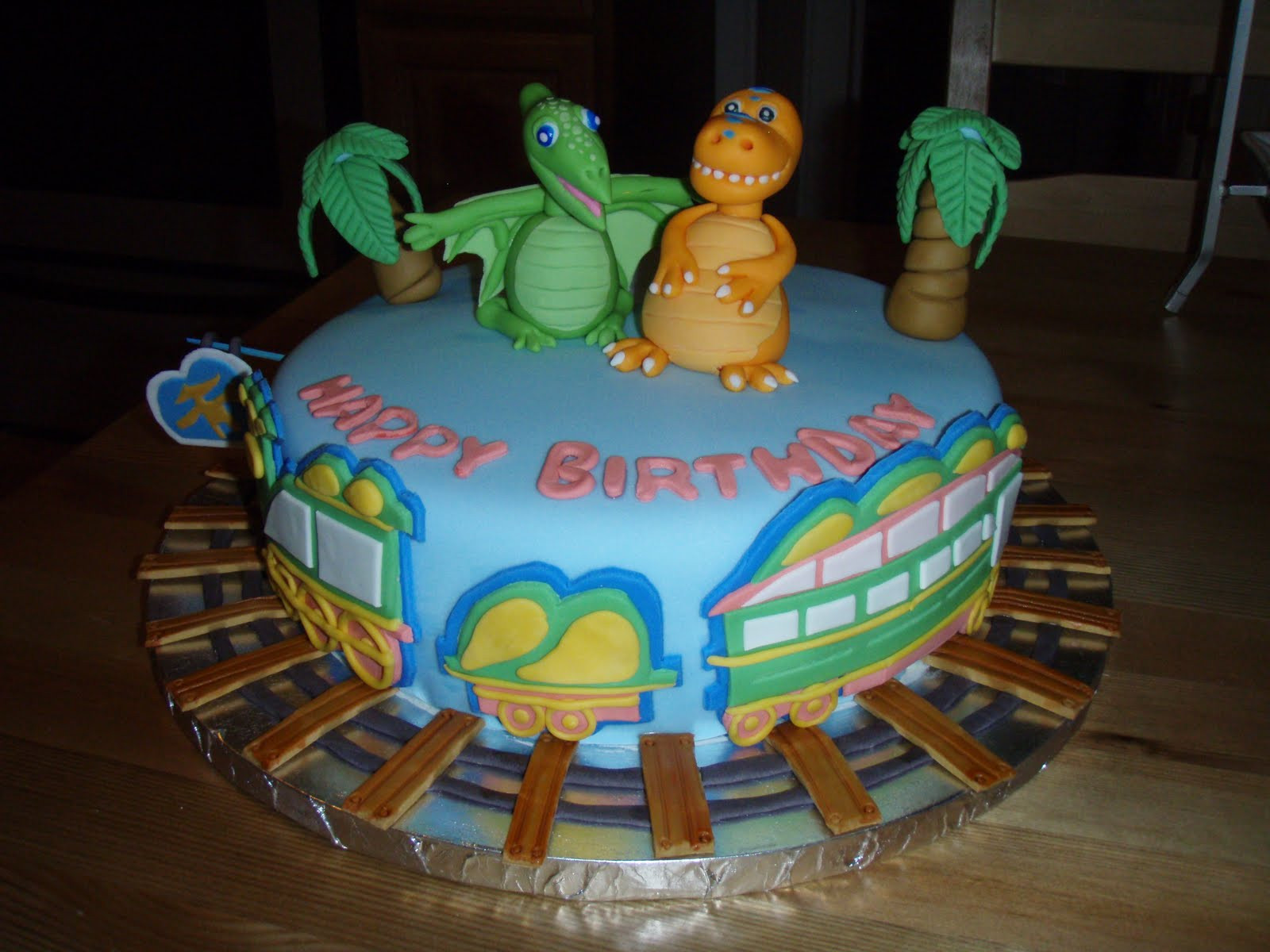 Dinosaur Train Birthday Cake
 For Batter or For Worse 4th Birthday Cake Dinosaur Train