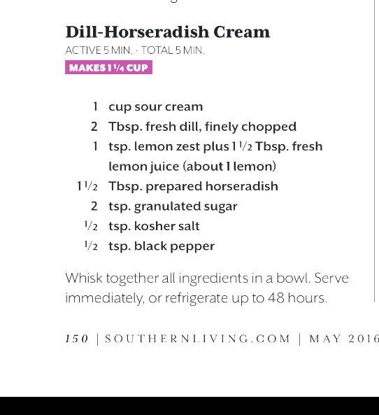 Dip In Gravy Crossword
 Dill Horseradish Cream Gravies n Sauces