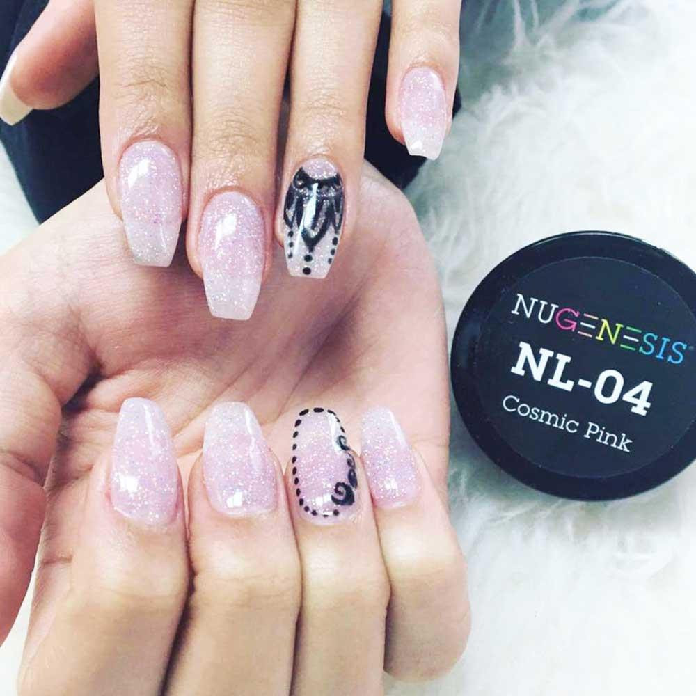 Dip Powder Nail Color Ideas
 Dip Powder Manicure NuGenesis Nails Cosmic Pink NL 04