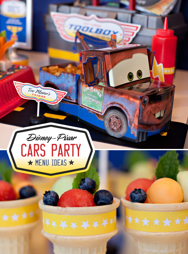 Disney Cars Birthday Party Food Ideas
 10 Simple & Fun  Disney Cars Party Food Ideas Hostess