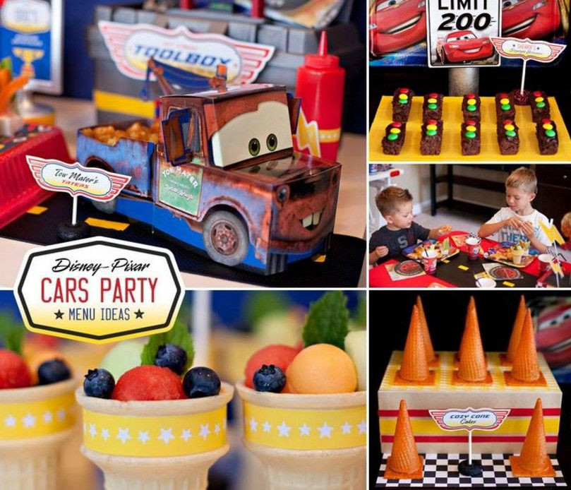 Disney Cars Birthday Party Food Ideas
 disney cars themed birthday party food ideas