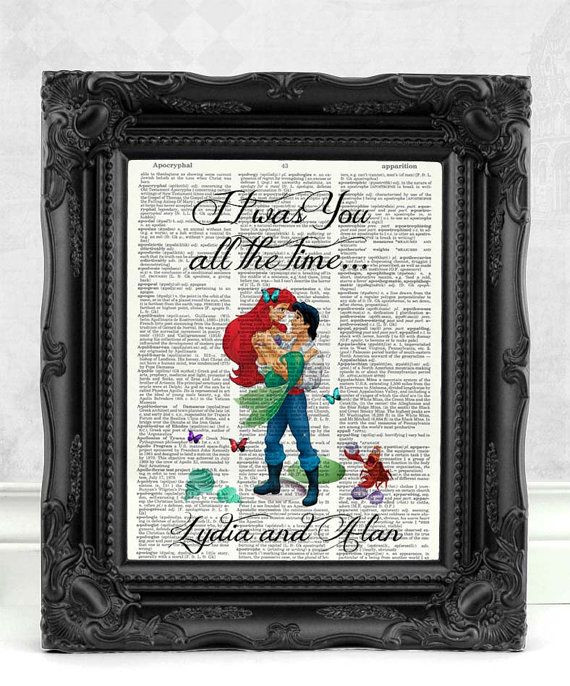 Disney Gift Ideas For Girlfriend
 Ariel Engagement Gift Little Mermaid Personalized Gift