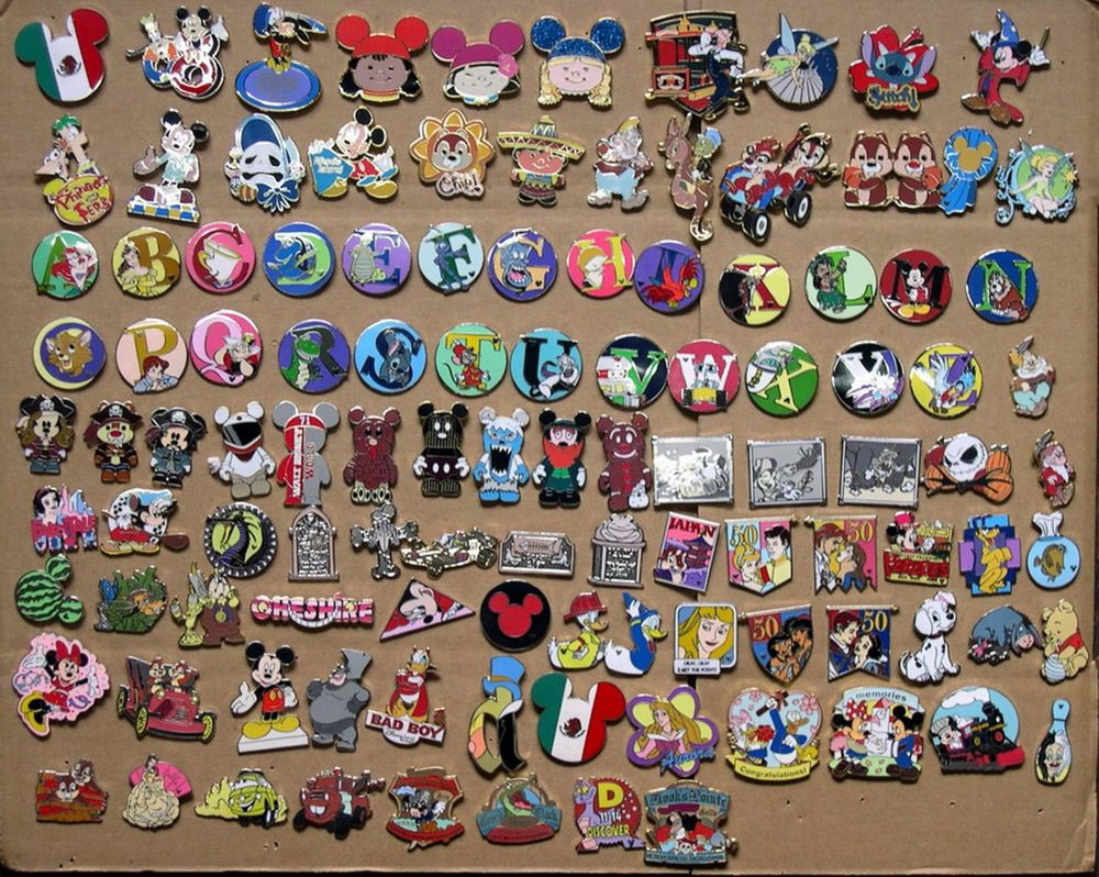 Disney Pins
 100 Disney Trading Pins No duplicates