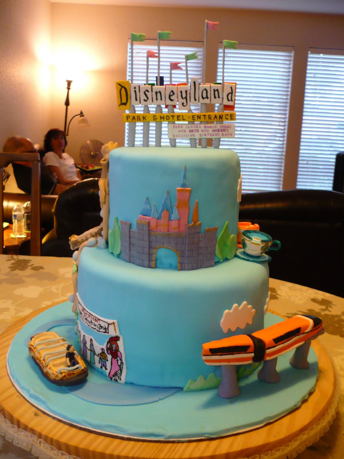 Disney World Birthday Cakes
 The Wright Report DISNEYLAND CAKE