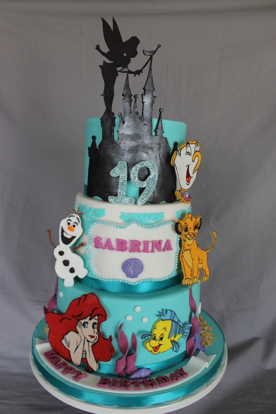 Disney World Birthday Cakes
 Disney Themed Birthday Cake CakeCentral