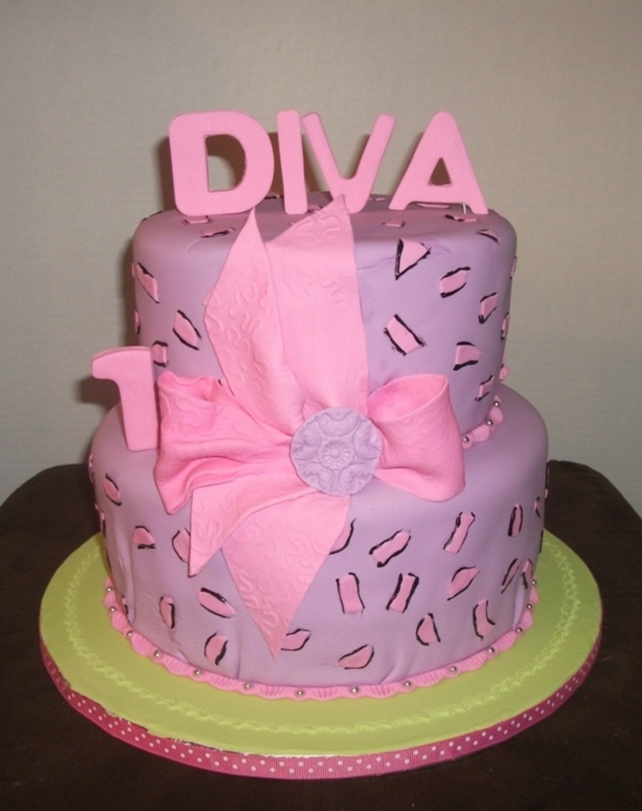 Diva Birthday Cake
 Diva Birthday Cakes CakeCentral