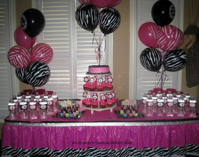 Diva Birthday Party Decorations
 spa party ideas for girls birthday
