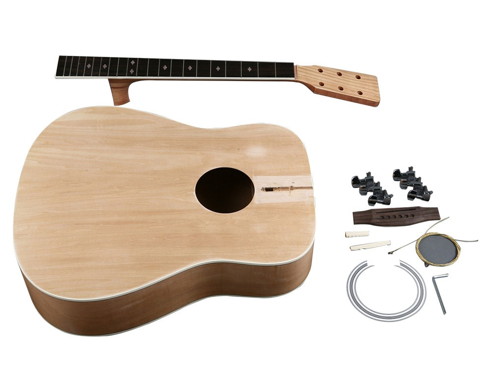 DIY Acoustic Guitar Kit
 Solo Acoustic DIY Guitar Kit pleted Body