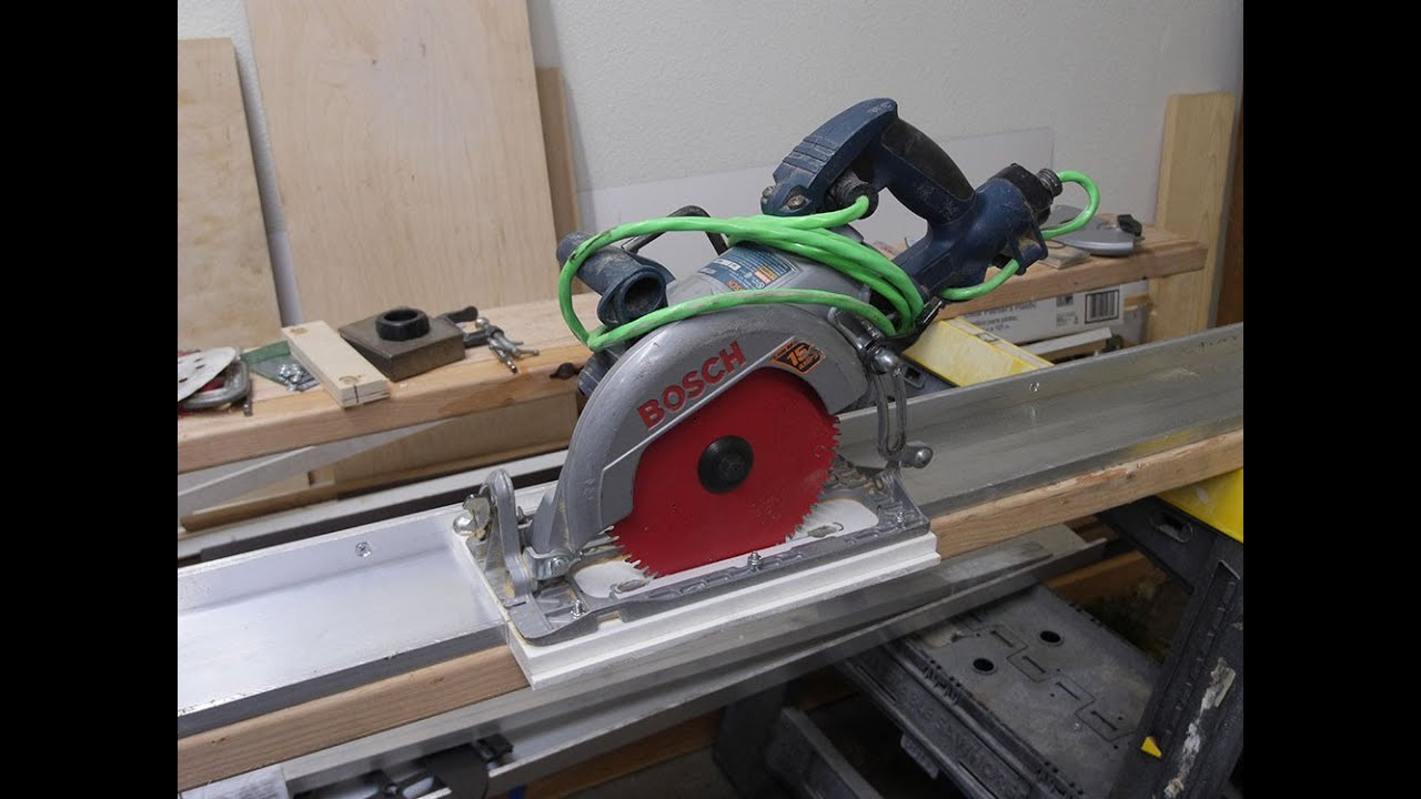 DIY Aluminum Track Saw
 How to make Aluminum Guide Rail for your Circular Saw
