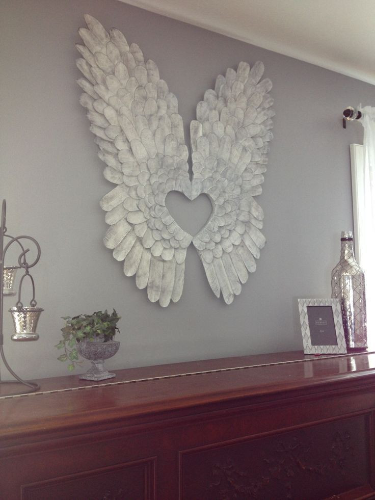 DIY Angel Wings Wall Decor
 how to make angel wings Google Search