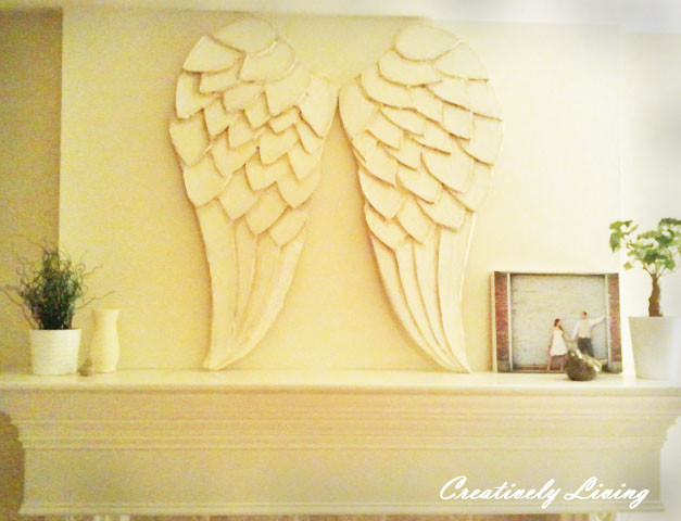 DIY Angel Wings Wall Decor
 DIY Huge Awesome Angel Wings