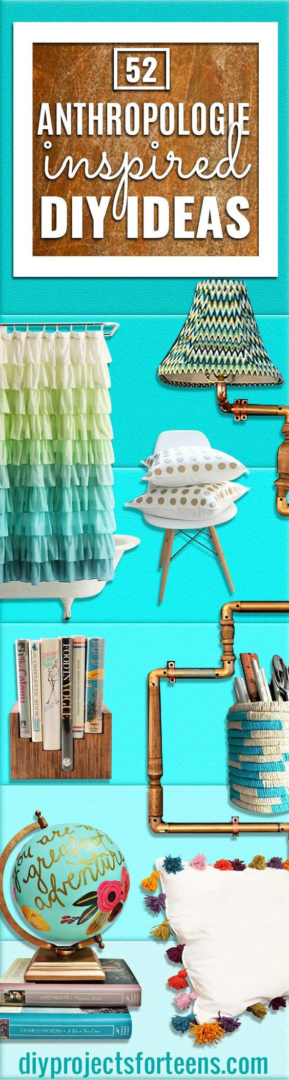 DIY Anthropologie Decor
 Cool ideas Sewing projects and Anthropologie on Pinterest