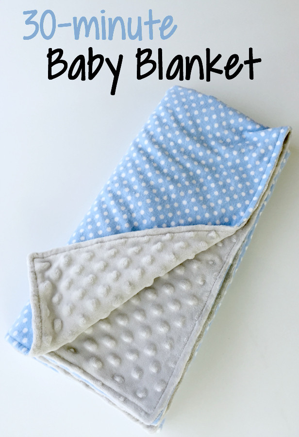 Diy Baby Blankets
 30 Minute Baby Blanket