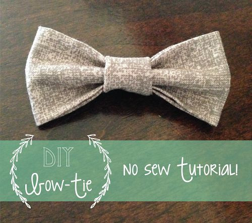 DIY Baby Bow Tie
 No Sew Newborn Baby Toddler or kid bow tie tutorial