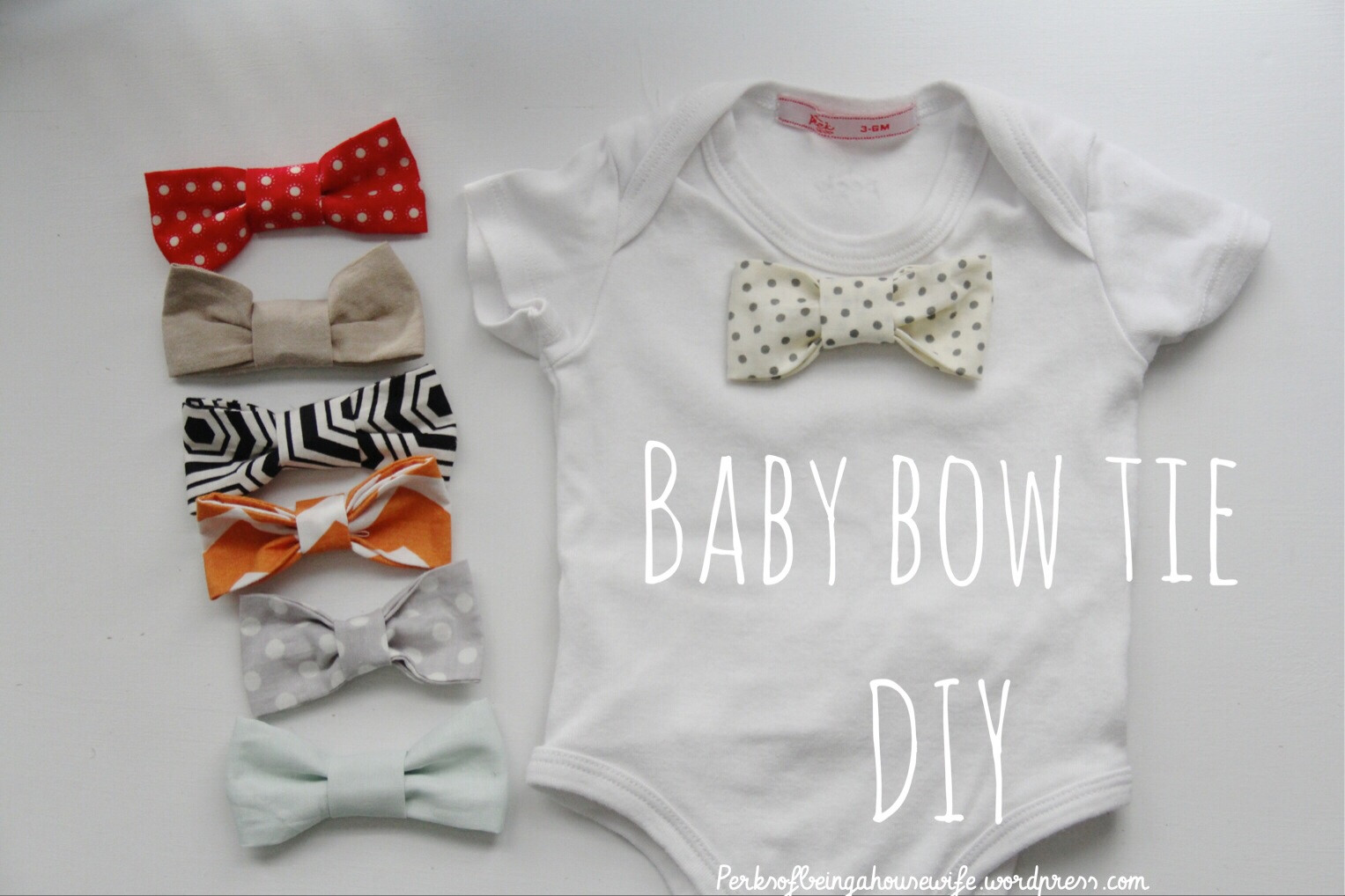 DIY Baby Bow Tie
 Baby Bow Tie DIY