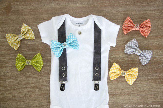 DIY Baby Bow Tie
 DIY Baby esies for Your Little ones