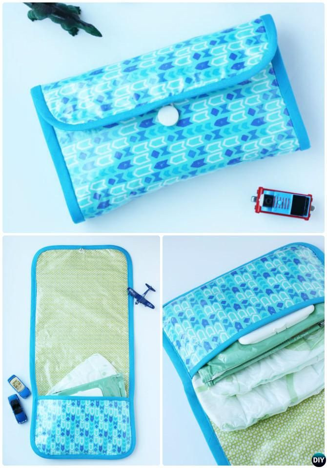 DIY Baby Changing Pad
 Baby Changing Pad Travel Diaper Clutch Bag Sew Pattern