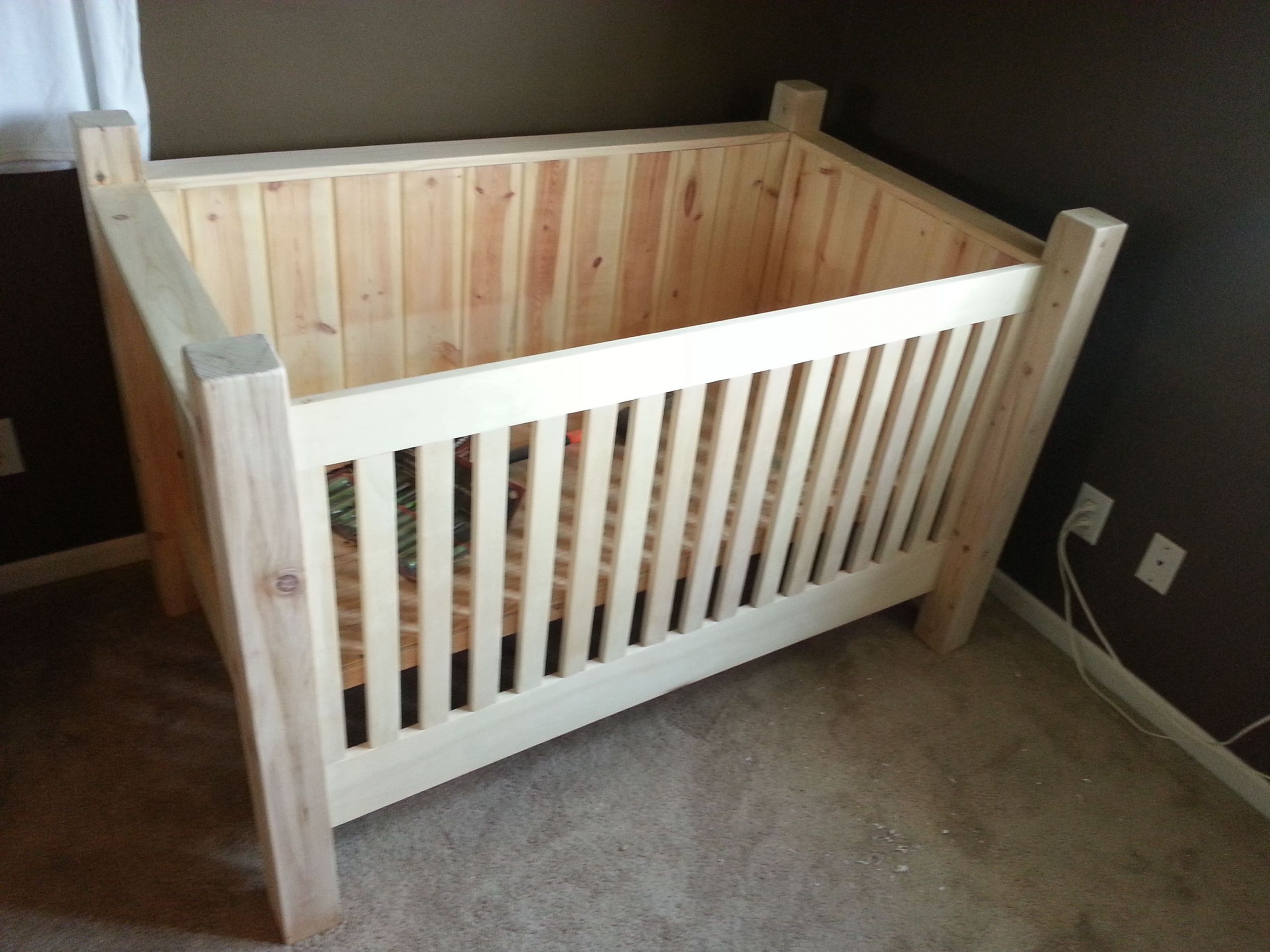 Diy Baby Crib Ideas
 DIY Wood Crib This Is Another Option If Doing All Tree