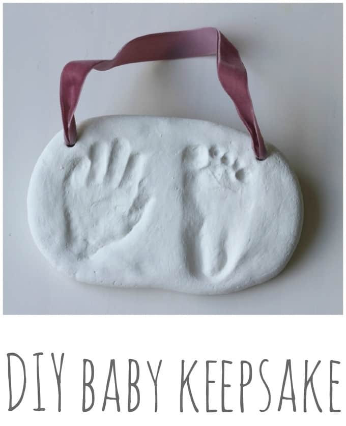 DIY Baby Handprints
 Easy DIY Baby Hand And Foot Prints From Salt Dough