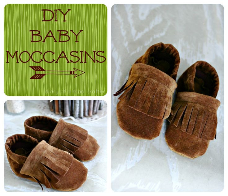 DIY Baby Moccasins
 77 best DIY Shose & Slippers images on Pinterest