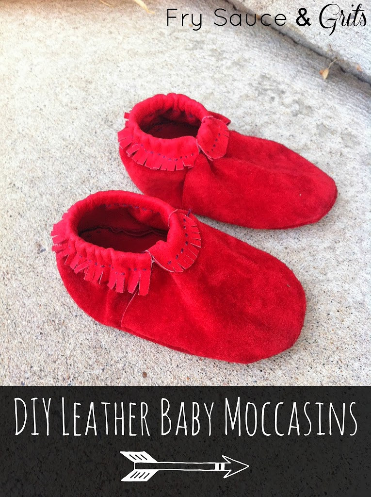 DIY Baby Moccasins
 DIY Leather Baby Moccasins