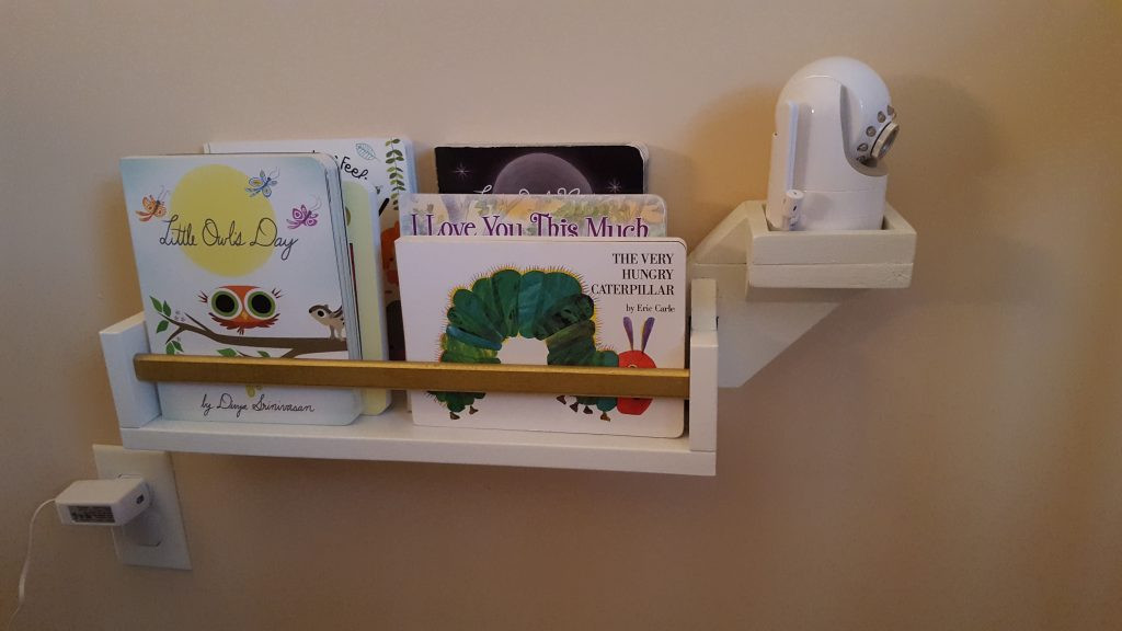 DIY Baby Monitor
 Baby Monitor placement DIY Slide on Shelf Growit Buildit