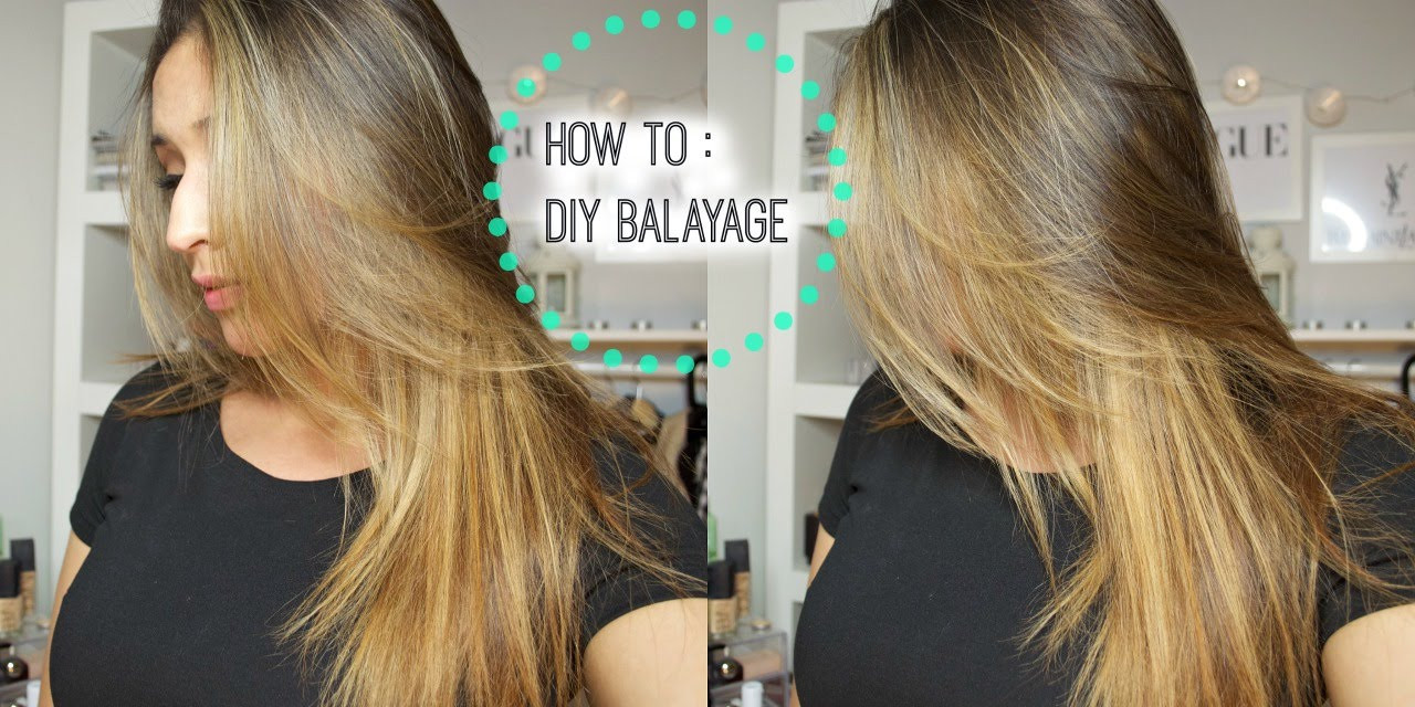 DIY Balayage On Dark Brown Hair
 HOW TO DIY Lighten Balayage your hair at home