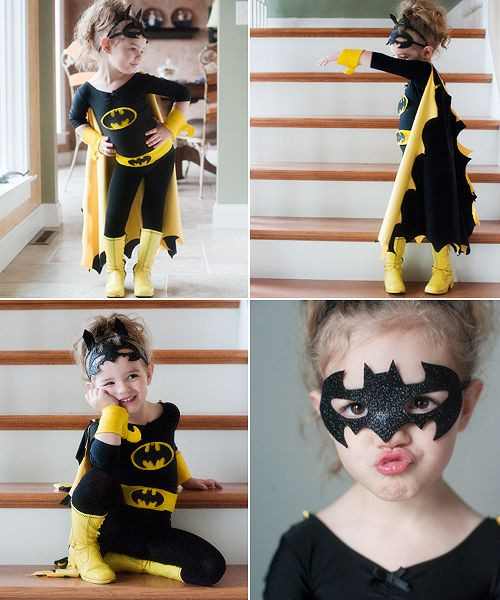 DIY Batman Costume Toddler
 diy batgirl costume 2