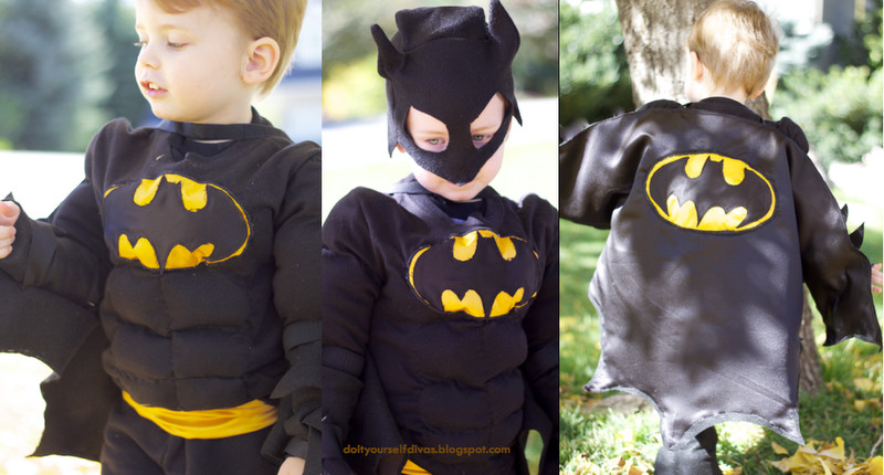 DIY Batman Costume Toddler
 do it yourself divas DIY Superhero Muscle Shirt DIY