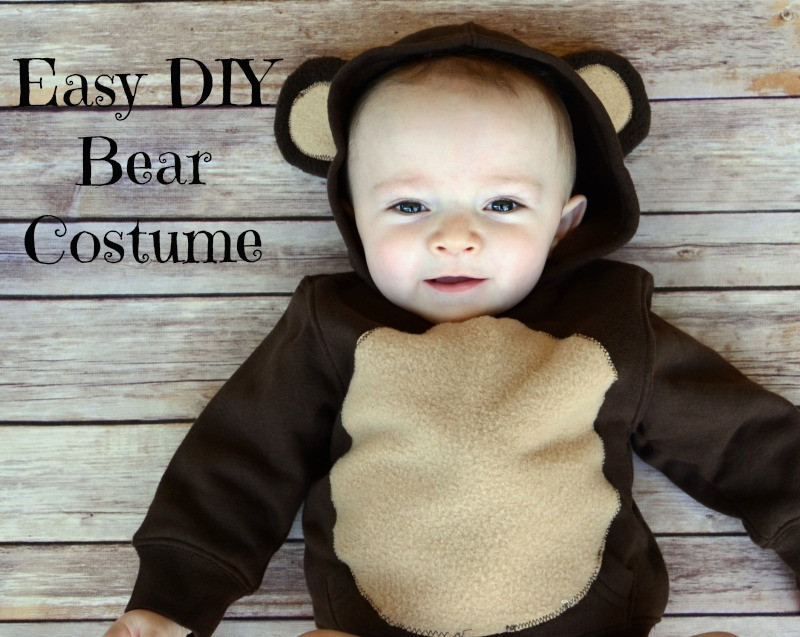 DIY Bear Costume
 Easy DIY Infant Bear Costume