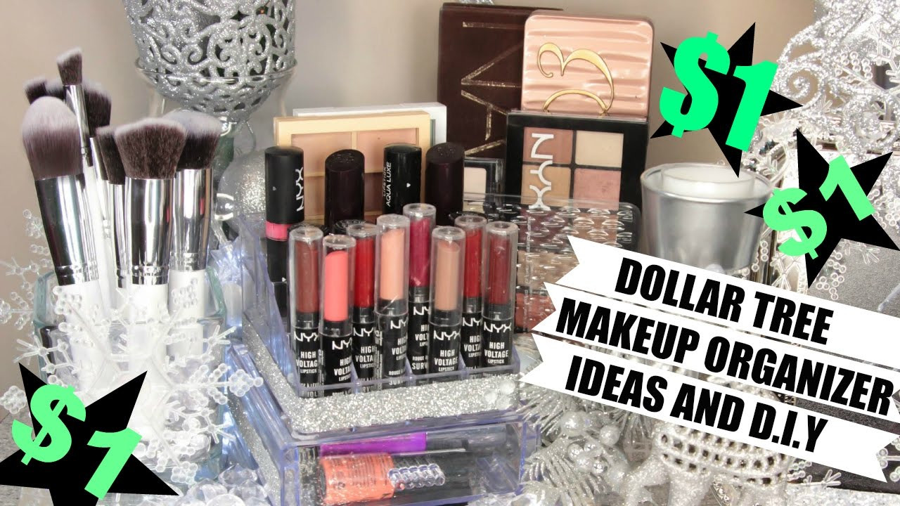 DIY Beauty Organizers
 $1 Makeup Organizers Dollar Tree Ideas and D I Y
