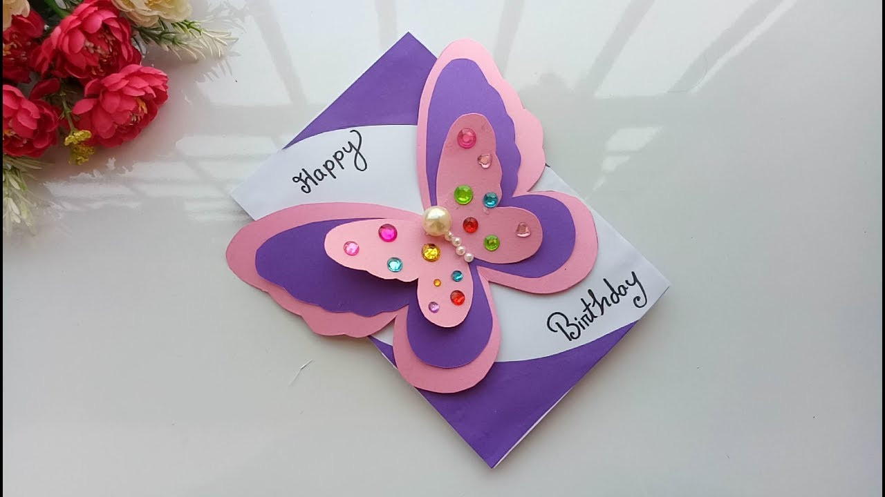 Diy Birthday Card Ideas
 Beautiful Handmade Birthday card Birthday card idea