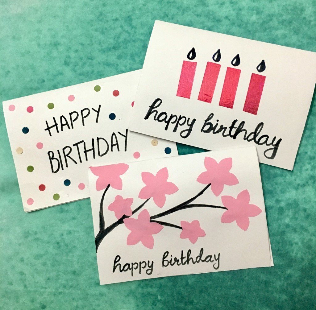 Diy Birthday Card Ideas
 3 Easy 5 Minute DIY Birthday Greeting Cards