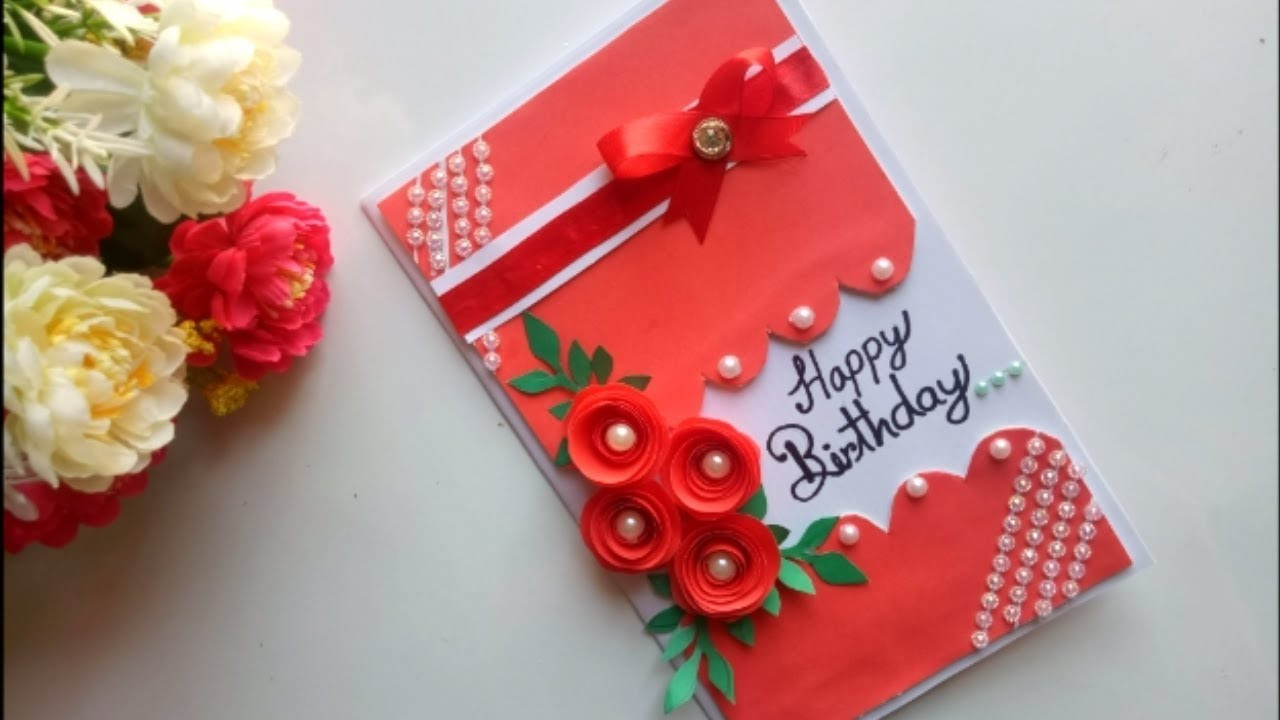 Diy Birthday Card Ideas
 Beautiful Handmade Birthday card idea DIY Greeting Pop
