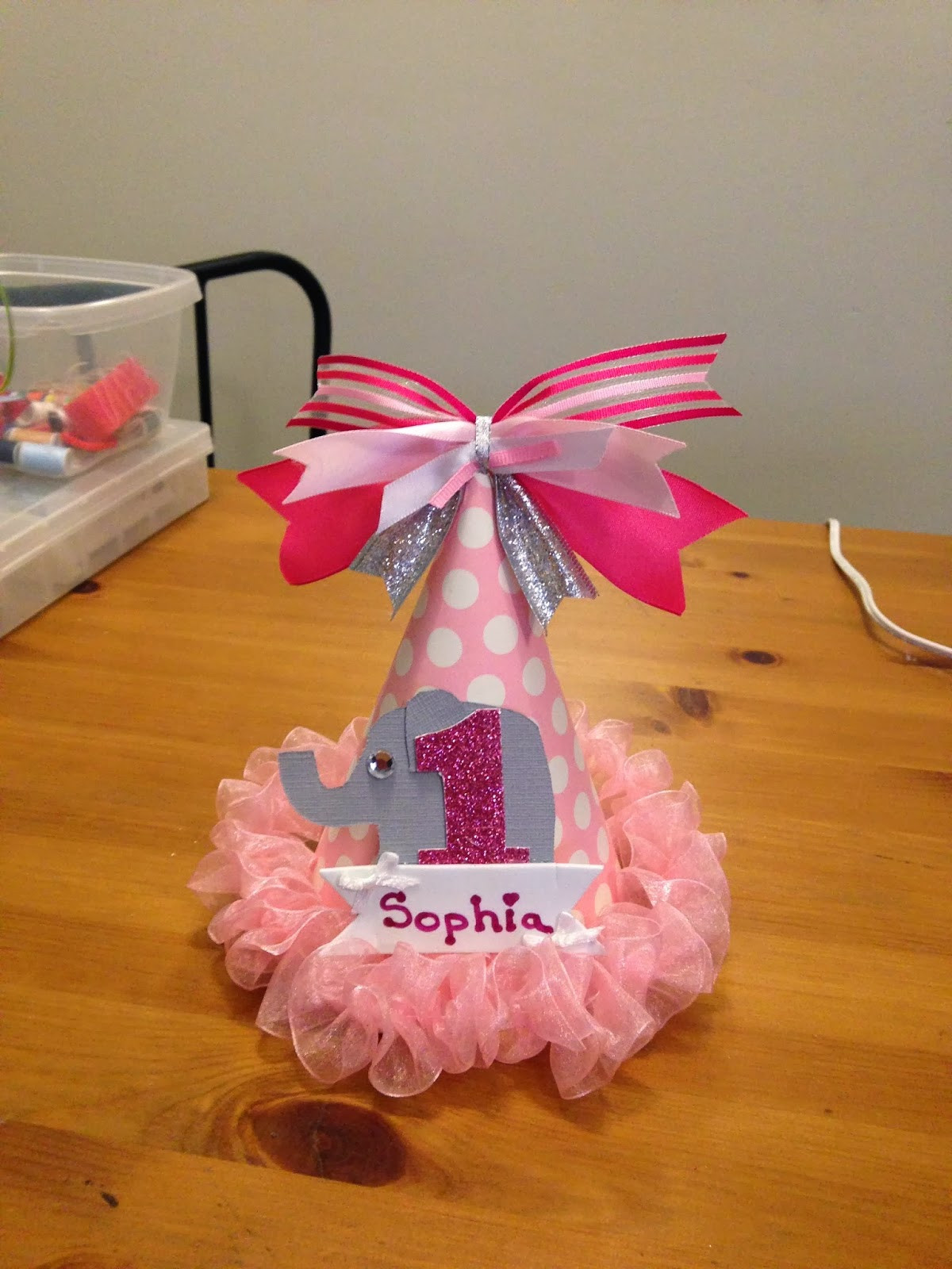 Diy Birthday Party
 The Crafty Mom Pink Elephant 1st Birthday Party Theme DIY