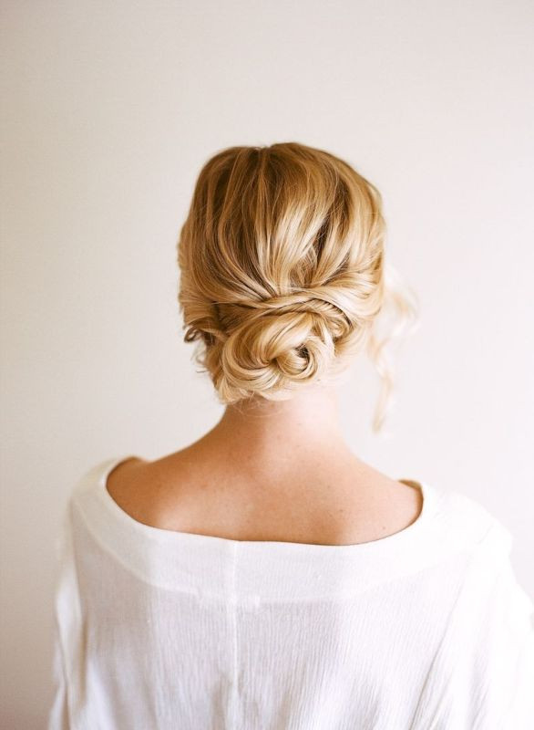 DIY Bun Hairstyle
 Picture Easy And Beautiful Diy Low Bun Hairstyle