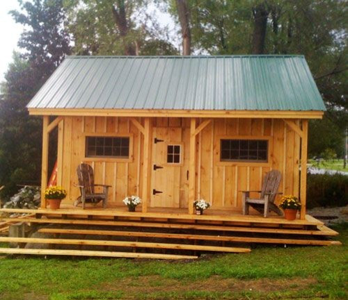 DIY Cabins Plans
 diy Tiny House Plans $50 Vermont Cottage Option A 16x20